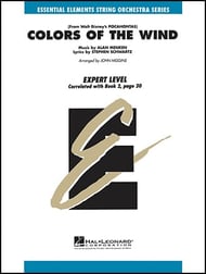 Colors of the Wind Orchestra sheet music cover Thumbnail